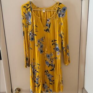 Floral Empire Waist Boho Dress